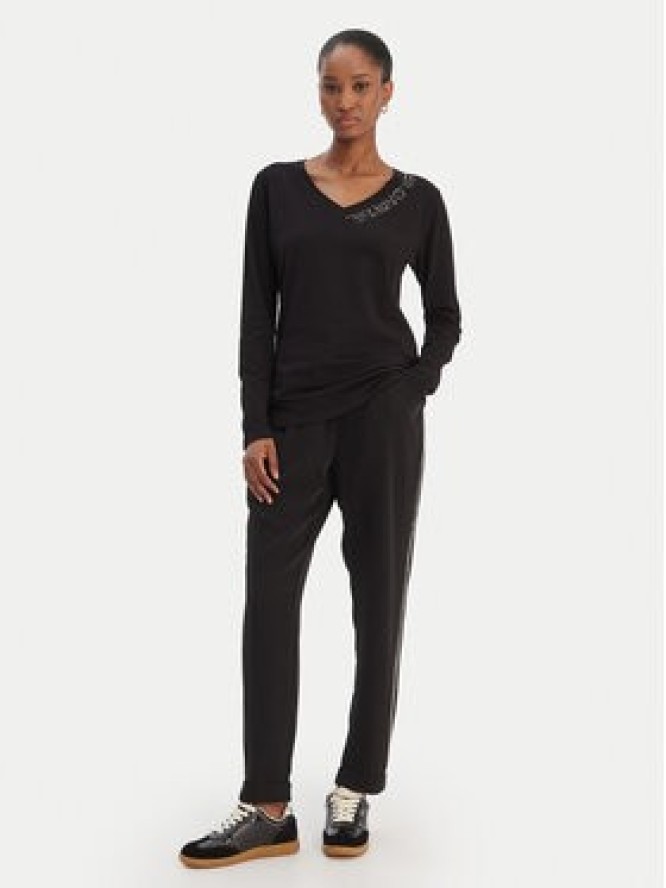 Liu Jo Sport Bluzka TA6053 JS003 Czarny Regular Fit