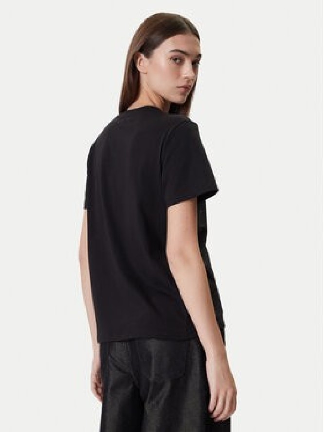 KARL LAGERFELD T-Shirt A4W17050 Czarny Regular Fit