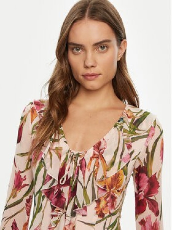 Marciano Guess Sukienka wieczorowa 5RGK41 9603Z Kolorowy Regular Fit