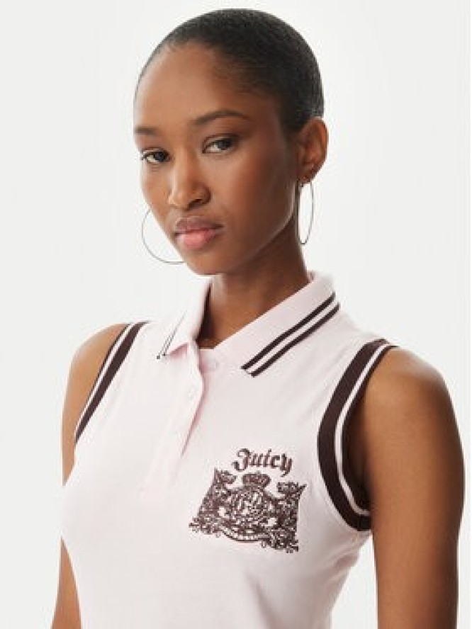 Juicy Couture Sukienka letnia Juicy Peplum JCGED126016 Różowy Regular Fit