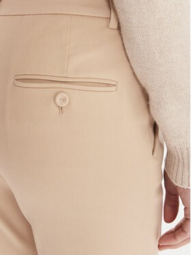 Weekend Max Mara Spodnie materiałowe Vite 2415131031 Beżowy Regular Fit