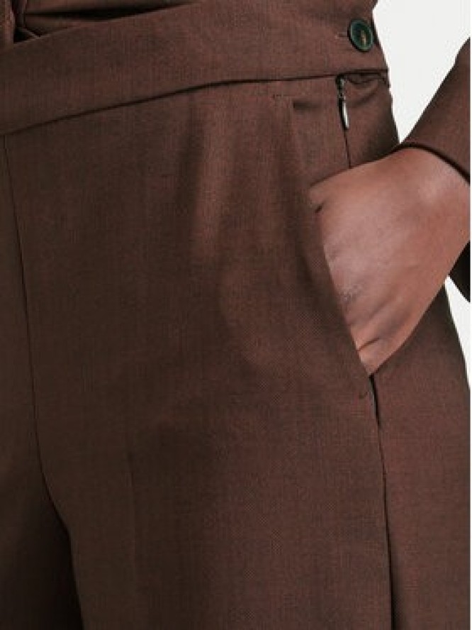 Marella Spodnie palazzo Ghinea 2623136052 Brązowy Wide Leg