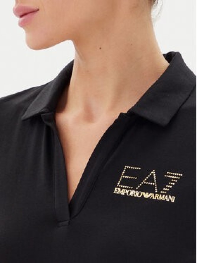 EA7 Emporio Armani Polo 7W000266 AF12500 UC001 Czarny Regular Fit