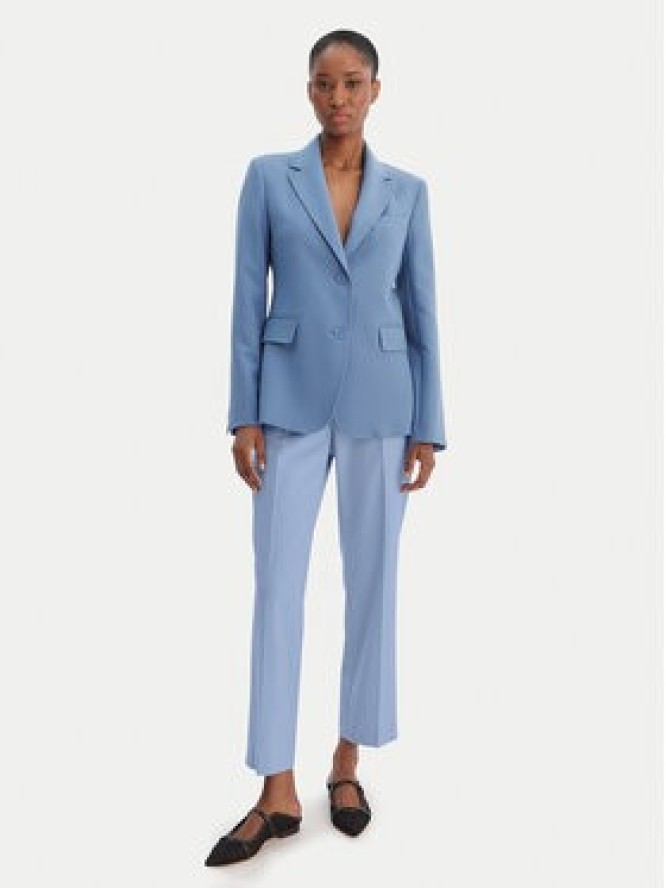 Weekend Max Mara Marynarka Uva 2615041061 Błękitny Slim Fit