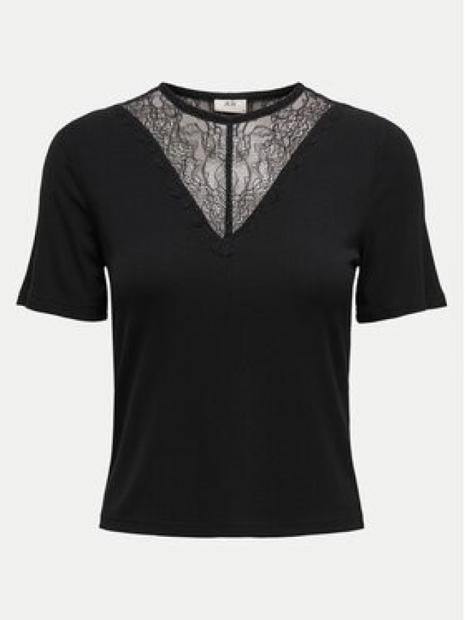 JDY T-Shirt Roxy 15341671 Czarny Slim Fit