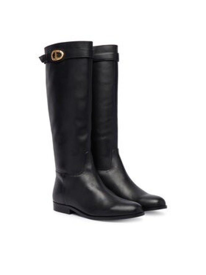 TWINSET Botki 252TCP19C Czarny