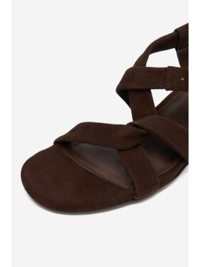 GINO ROSSI Sandały EO-124943 Brązowy