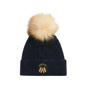 Czapka damska z plecionym wzorem Superdry Luxe