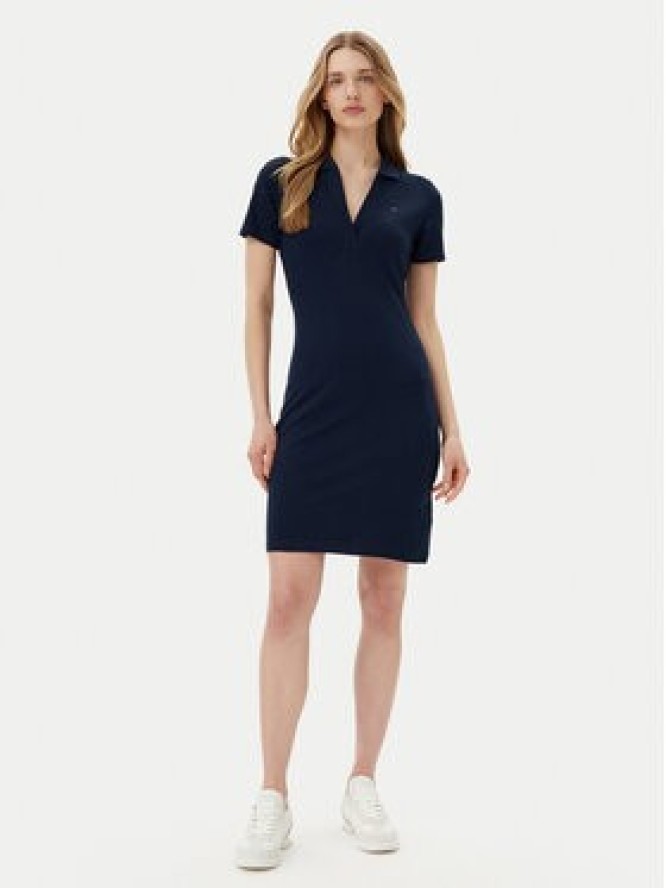 Tommy Hilfiger Sukienka codzienna WW0WW42567 Granatowy Slim Fit