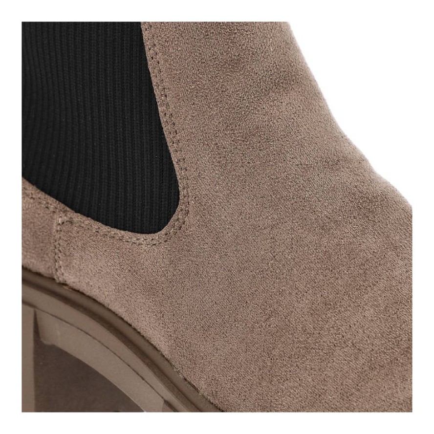 Szare Botki Filippo Modne Jesienne Buty Damskie