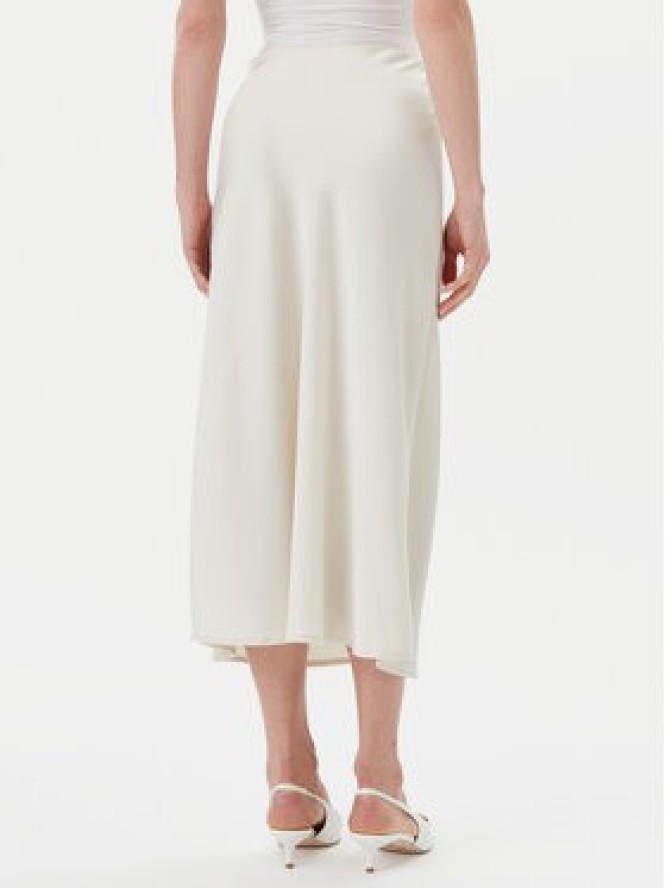 YAS Spódnica trapezowa Pella 26030737 Beżowy Regular Fit