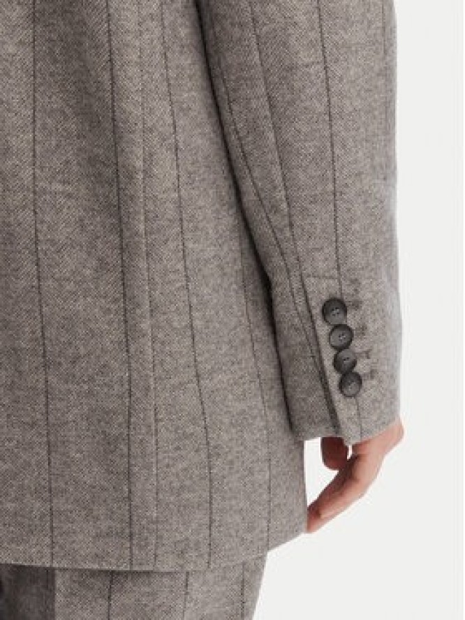 MAX&Co. Marynarka Iames 2526046084200 Szary Relaxed Fit