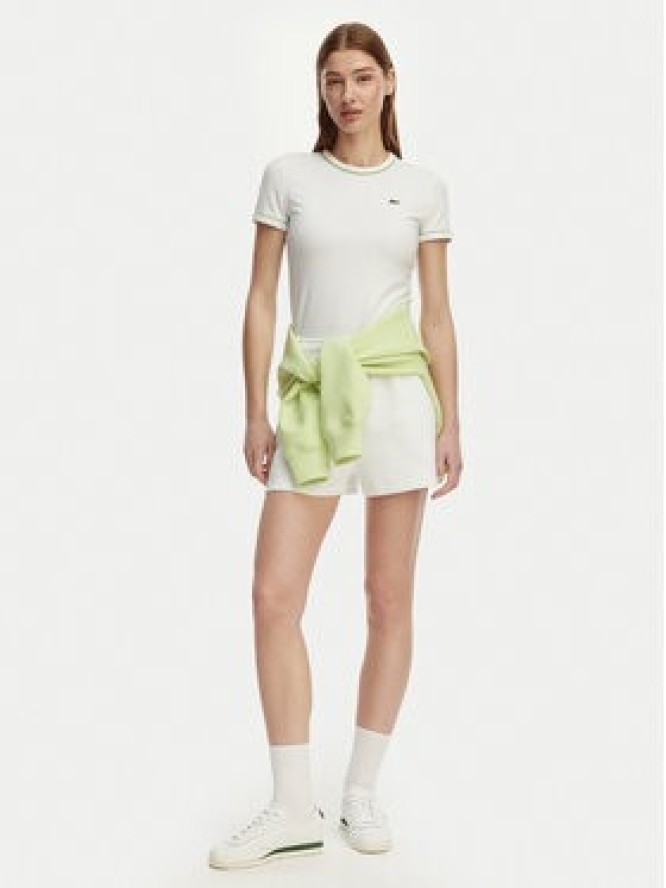 Lacoste T-Shirt TF5289 Biały Slim Fit