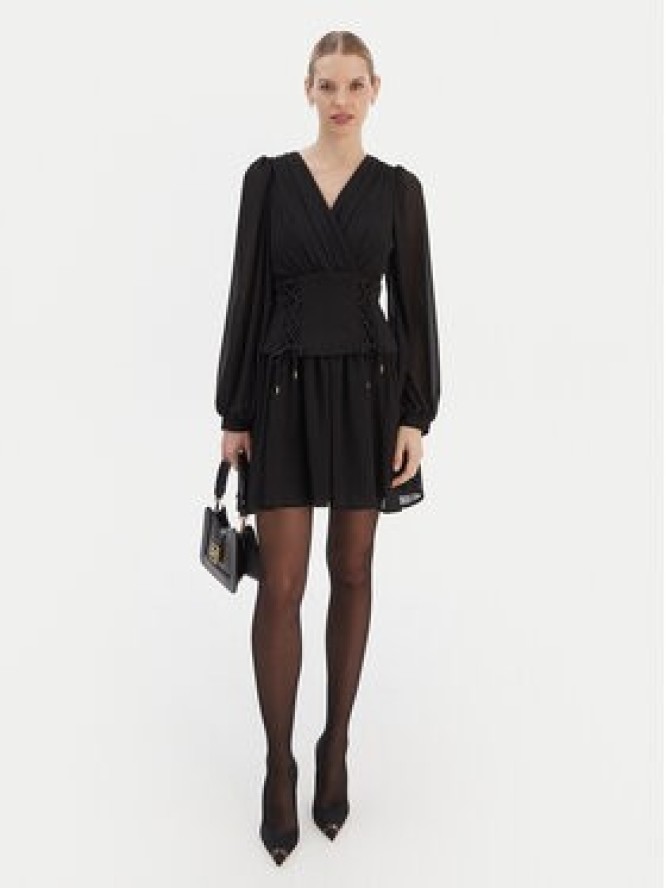 Rinascimento Sukienka koktajlowa CFC0126603003 Czarny Regular Fit