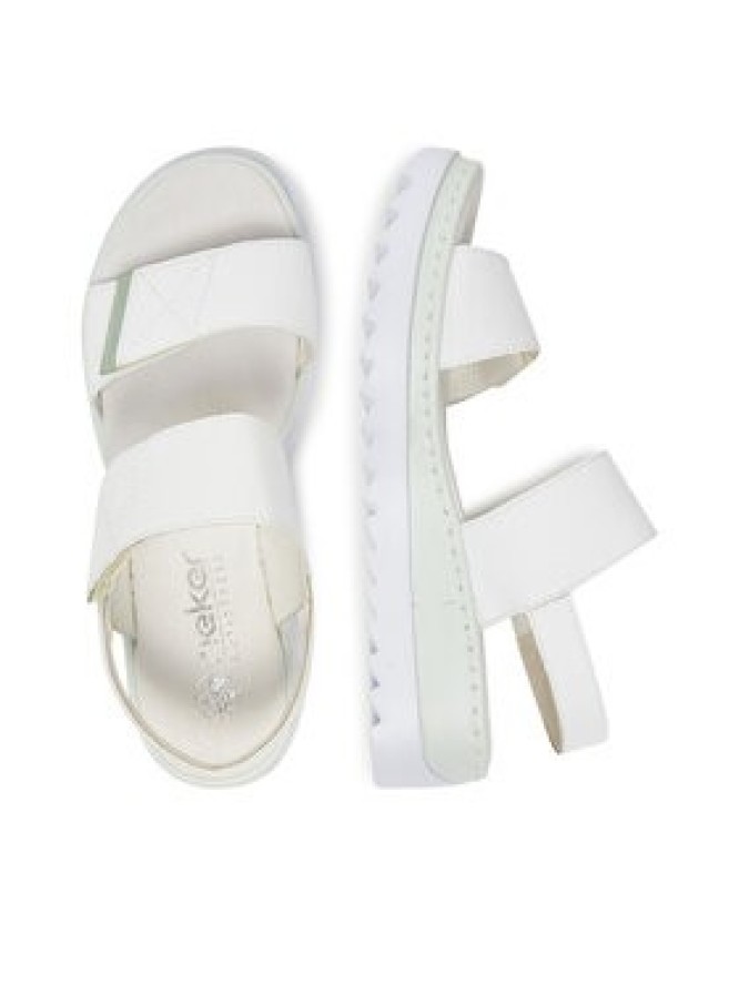 Rieker Sandały V4475-80 Biały