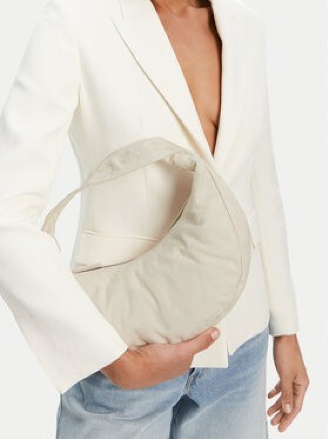 Calvin Klein Torebka Ckj Monogram Pinched Medium Shou LV04F3206G Écru