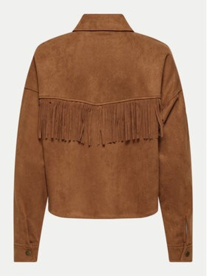 JDY Kurtka z imitacji skóry Sif 15347602 Brązowy Regular Fit