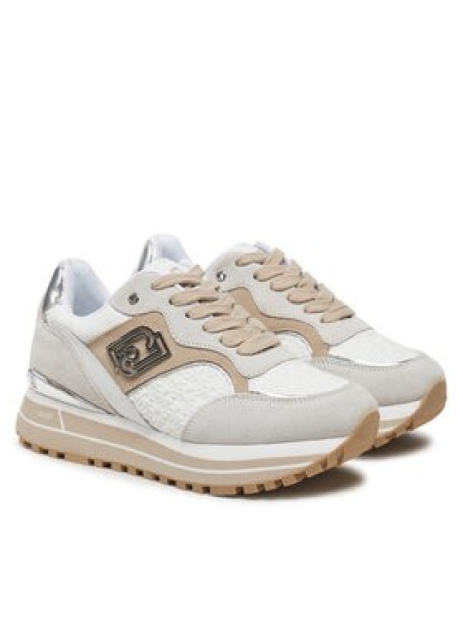 Liu Jo Sneakersy Maxi Wonder 73 BA5015 PX542 Écru