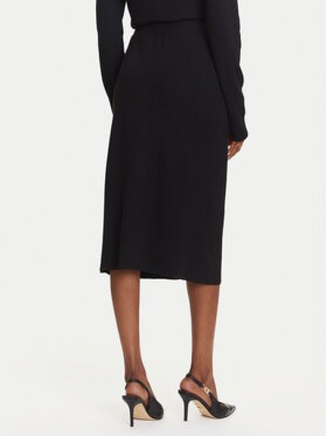 KARL LAGERFELD Spódnica ołówkowa A3W12023 Czarny Regular Fit