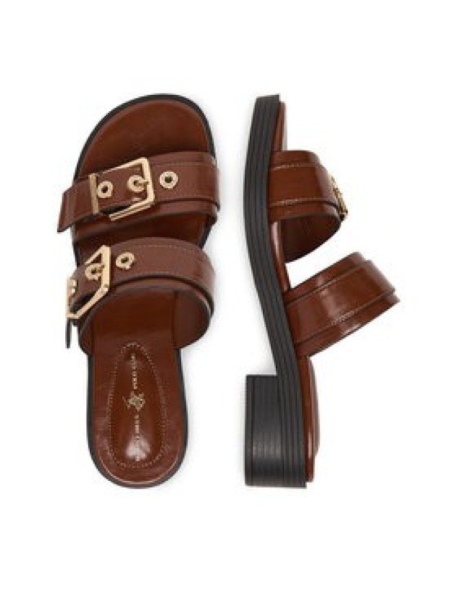 Beverly Hills Polo Club Klapki CEO-HY7006-1 Brązowy