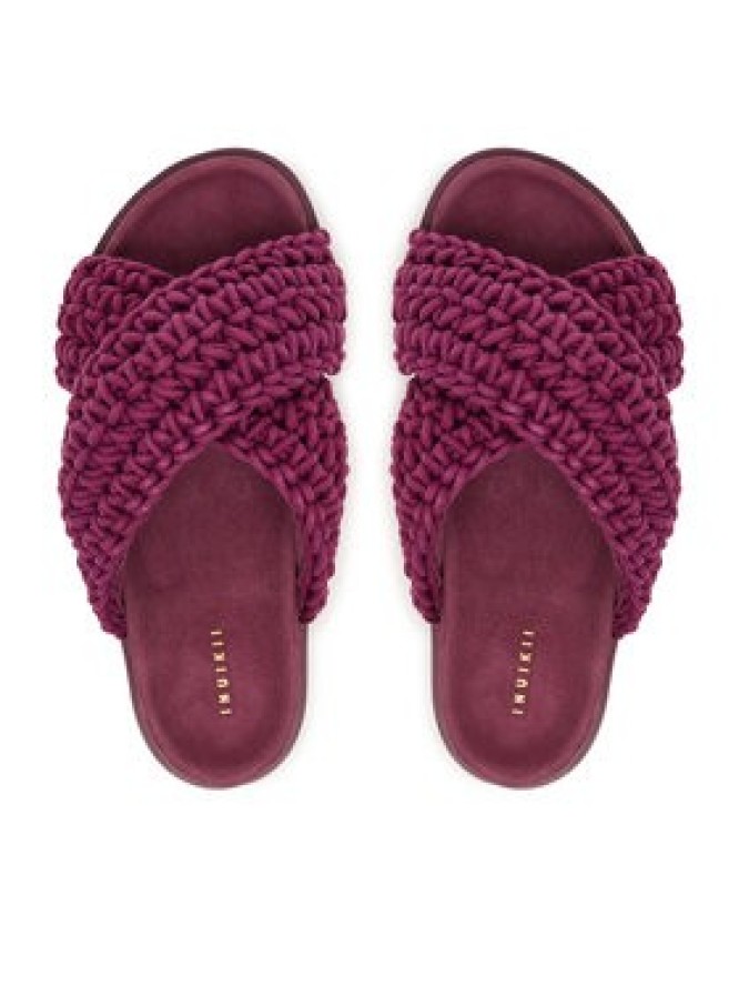 Inuikii Klapki Woven 1004.003.0062 Bordowy