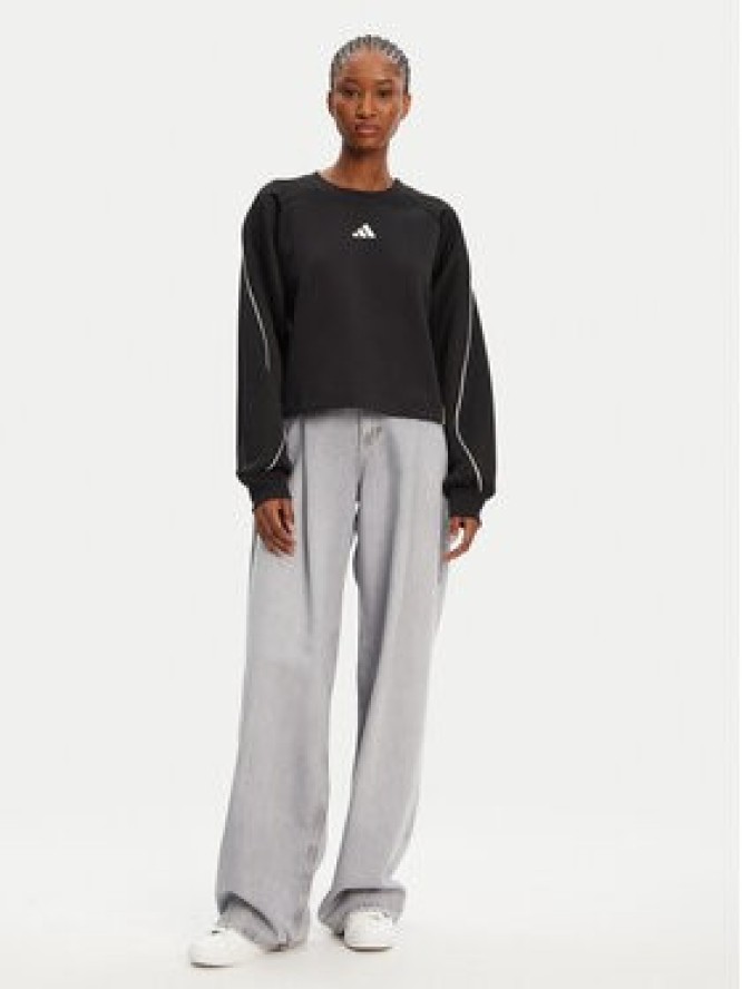 adidas Bluza Stadium 3-Stripes JL6996 Czarny Loose Fit