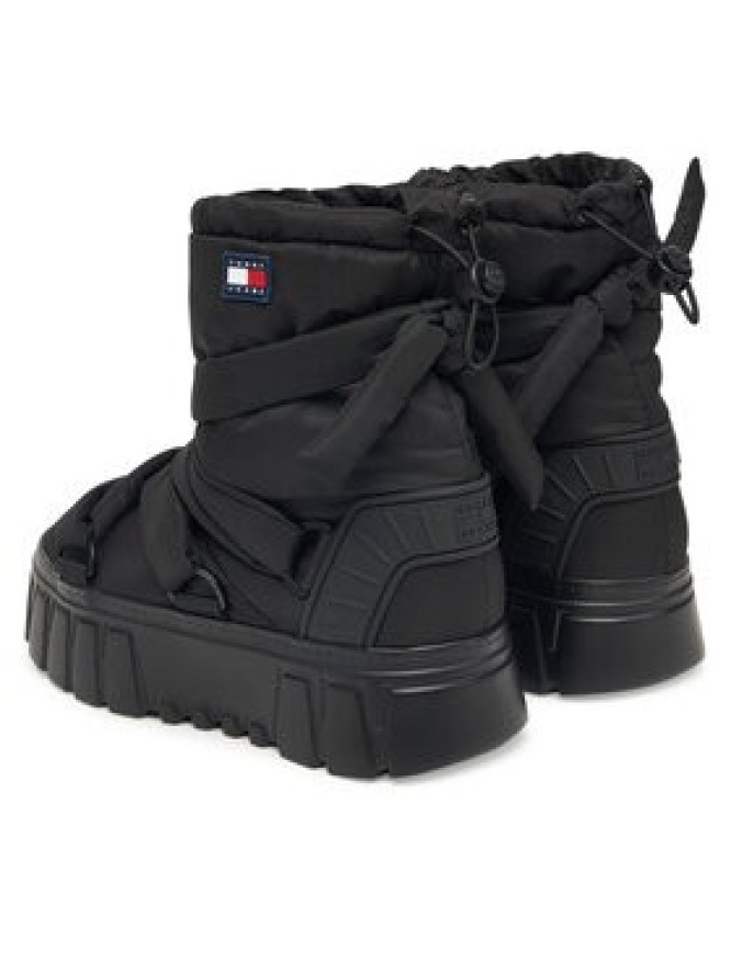 Tommy Jeans Śniegowce Tjw Chunky Snow Boot Nylon EN0EN02842 Czarny