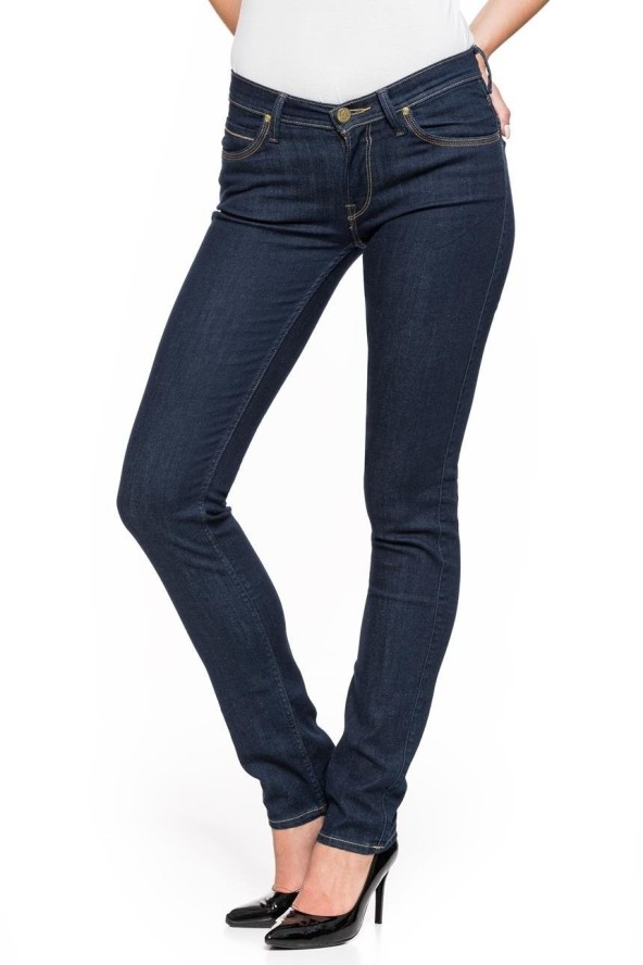 SPODNIE DAMSKIE LEE JADE SOLID BLUE L331HAKT