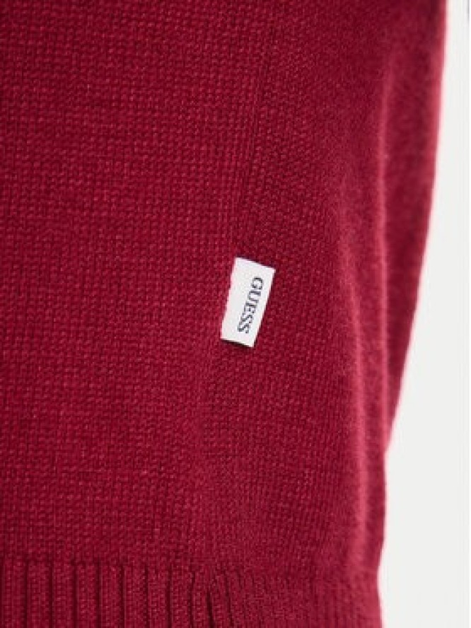 Guess Jeans Sweter W4BR83 Z3HO2 Czerwony Regular Fit