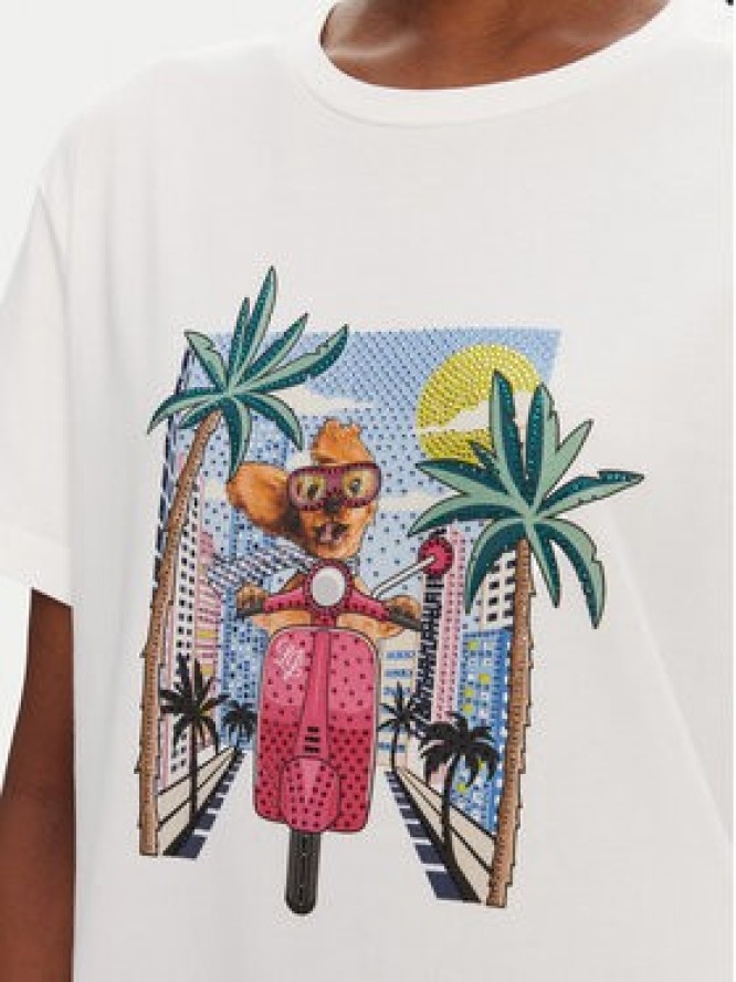 Liu Jo T-Shirt WA5260 JS003 Biały Regular Fit