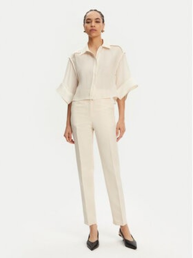 JACQUEMUS Spodnie materiałowe Le Pantalon Norma 25E251PA1381709 130 Beżowy Regular Fit