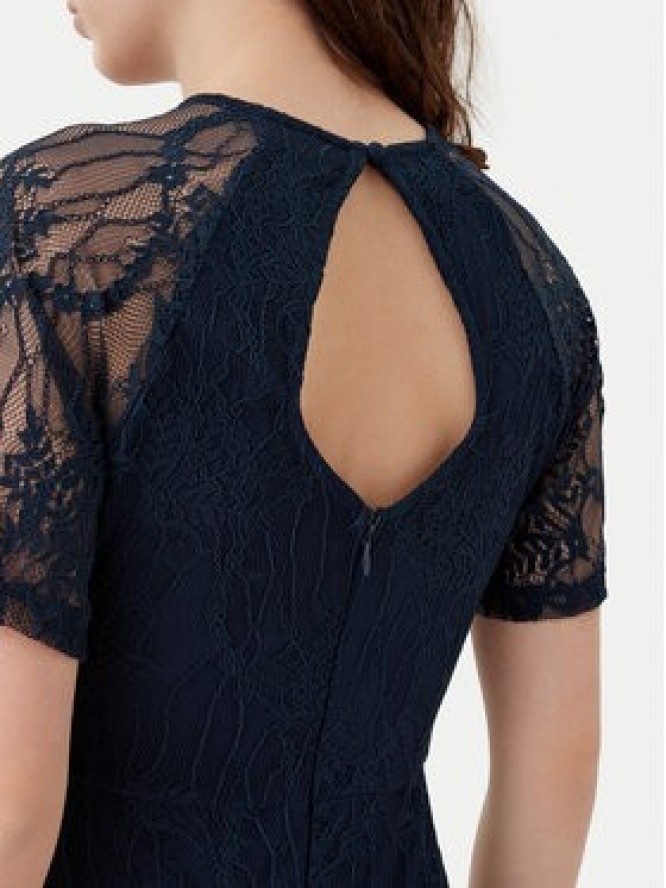 Vila Sukienka wieczorowa Femma 14100349 Granatowy Regular Fit