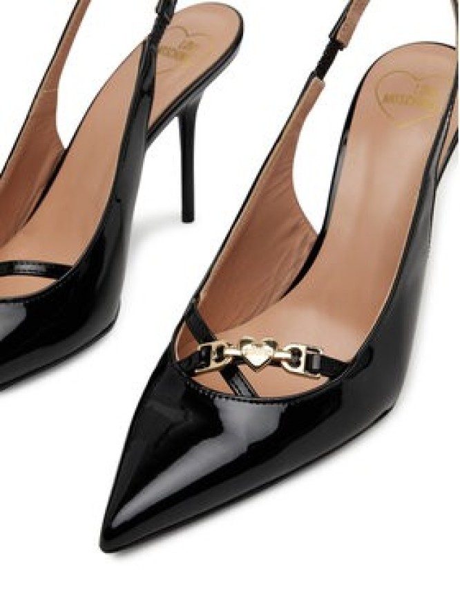 LOVE MOSCHINO Szpilki JA10079G1MIH0000 Czarny