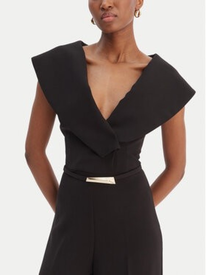 Simona Corsellini Kombinezon P26CPTU00701 Czarny Regular Fit