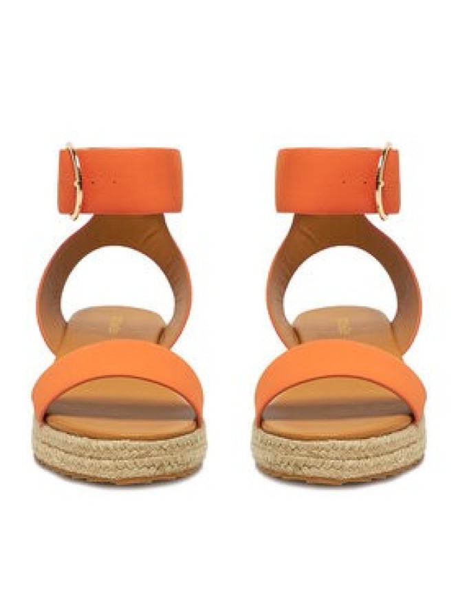 DeeZee Espadryle QS276-1 Pomarańczowy