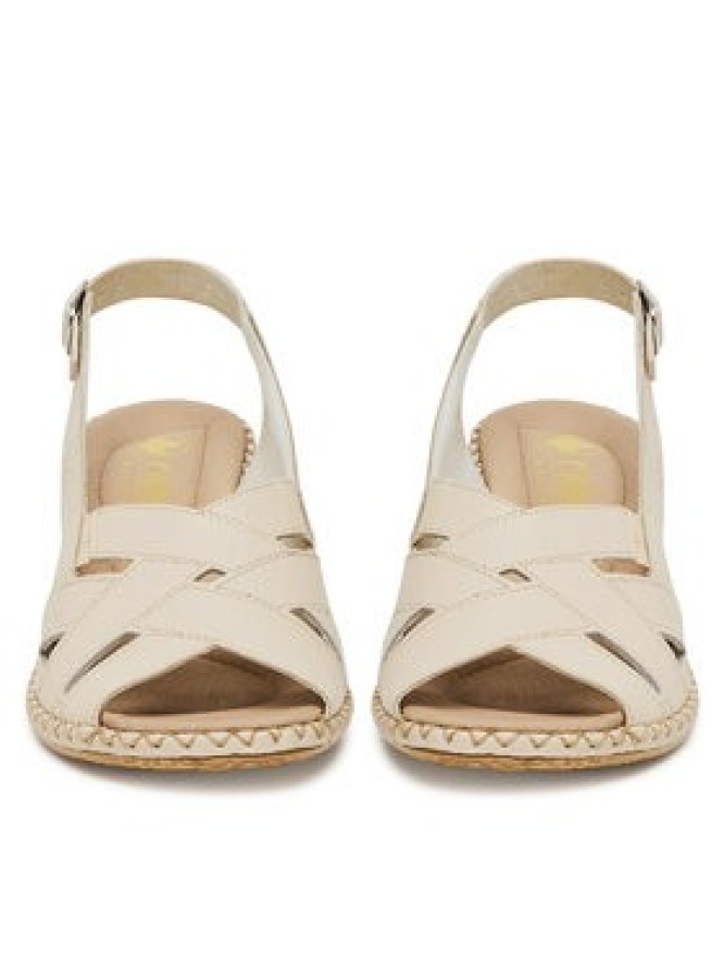 Rieker Sandały 66189-60 Beżowy