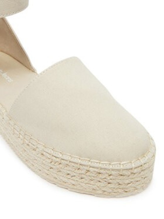Calvin Klein Jeans Espadryle Flatform Espadrille Sling Mg YW0YW01735 Beżowy