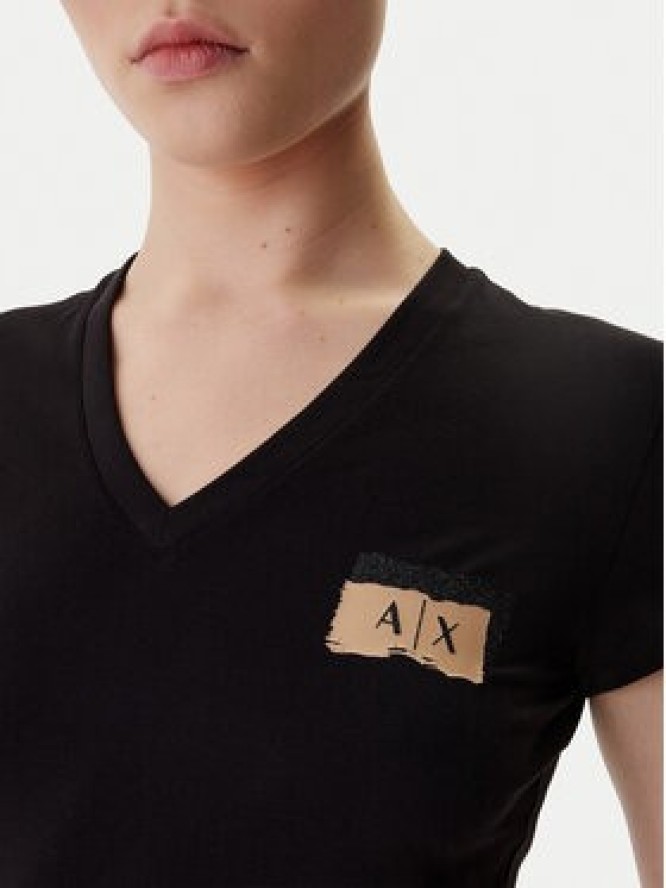 Armani Exchange T-Shirt XW001803 AF16294 UC001 Czarny Regular Fit