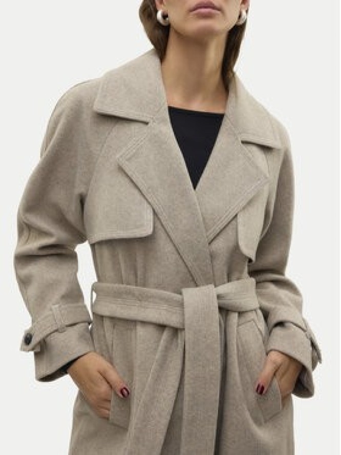 Vero Moda Płaszcz przejściowy Pop Miley 10319995 Beżowy Regular Fit