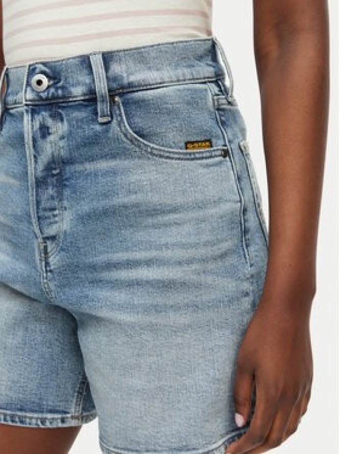 G-Star Raw Szorty jeansowe Clean Edge D28386-E205 Niebieski jasny Regular Fit