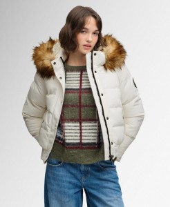 superdry Kurtka Bomber Everest z Kapturem w Poliesterze Recyklingowym