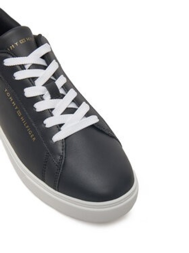 Tommy Hilfiger Sneakersy Essential Court Sneaker FW0FW08320 Czarny