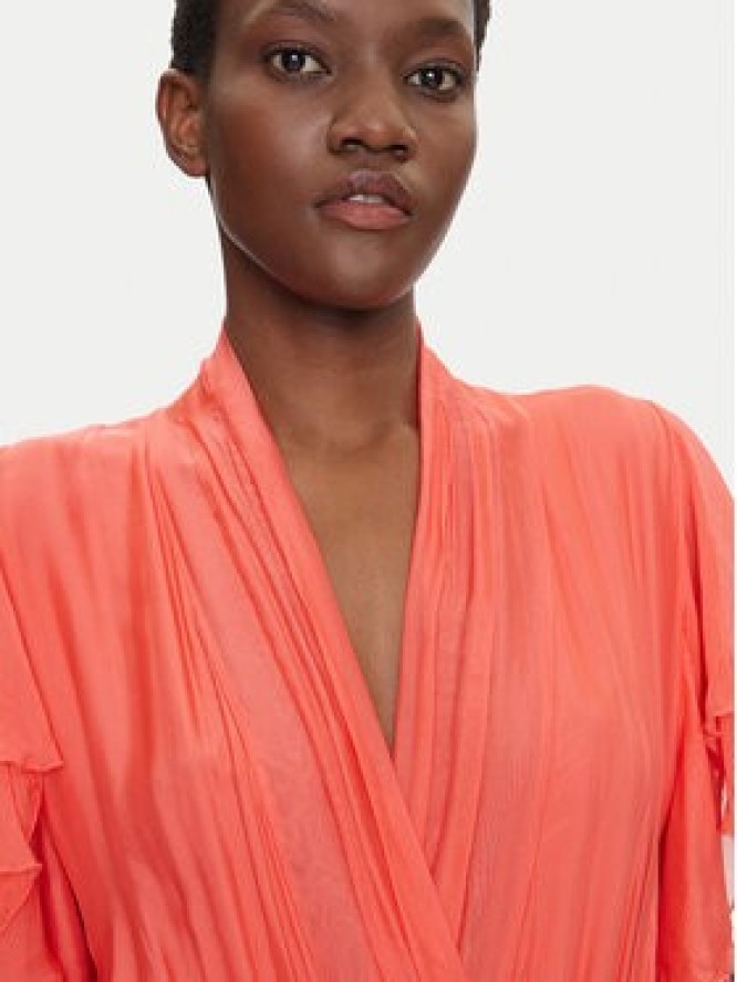 Dixie Sukienka letnia A207W017A Koralowy Regular Fit