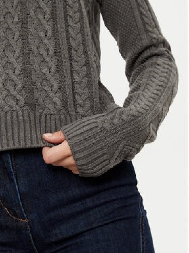 Guess Jeans Sweter W4BR13 Z3HN2 Szary Regular Fit