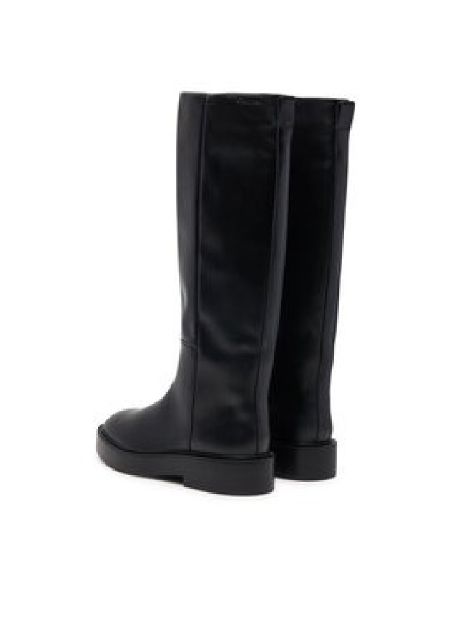 Calvin Klein Kozaki Conc Welt High Boot Lth HW0HW03213 Czarny