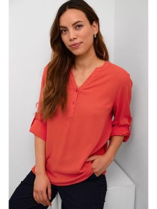 Kaffe Bluzka w kolorze czerwonym rozmiar: 38