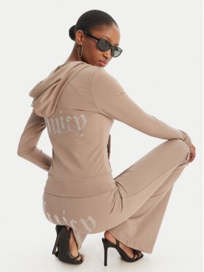 Juicy Couture Bluza Oola JCWAS126306 Beżowy Slim Fit