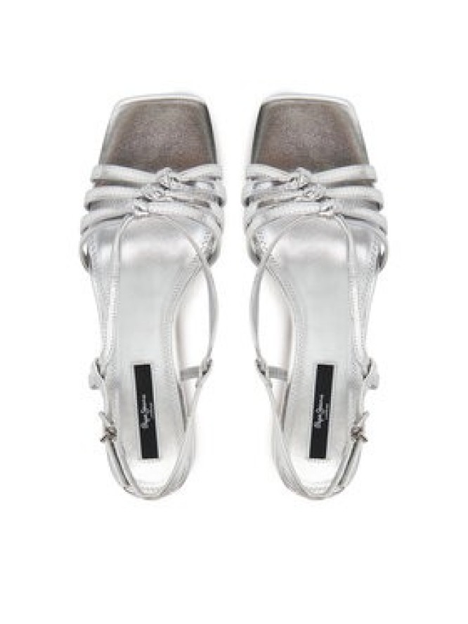 Pepe Jeans Sandały PLS90683 Srebrny