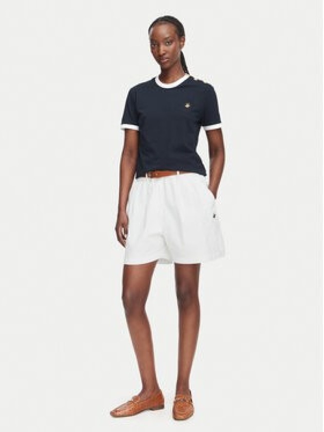 Beverly Hills Polo Club T-Shirt P-SS26W-TS0104 Granatowy Regular Fit