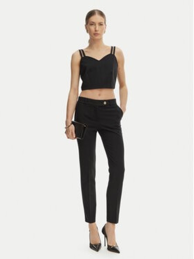 Rinascimento Spodnie materiałowe CFC0128638003 Czarny Slim Fit